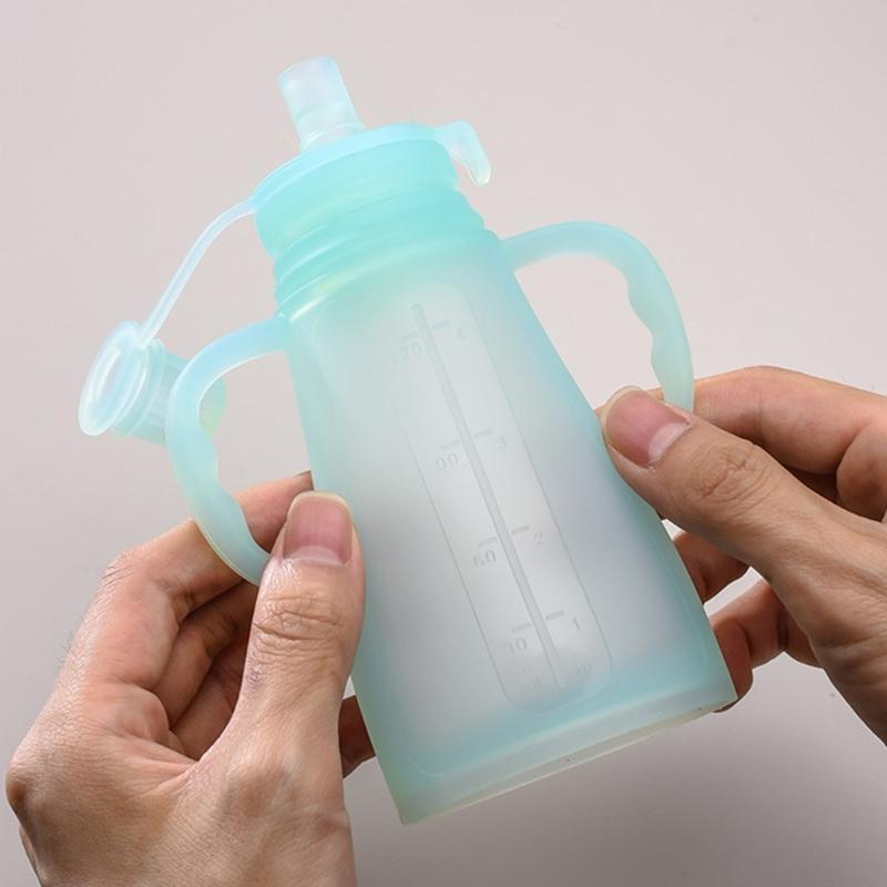 XXFFE mềm silicon vắt túi thực - đánh giá và giá Baby Food Pouches Reusable