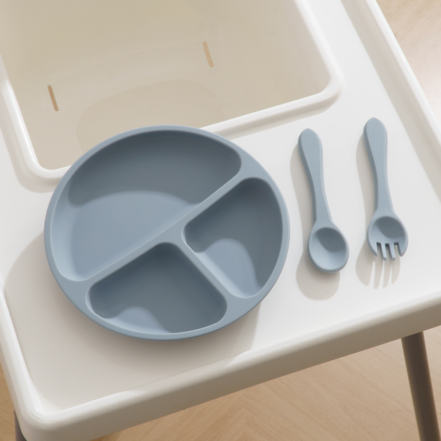 3PCS Children's Tableware Set  - đánh giá và giá Baby Food Chopper