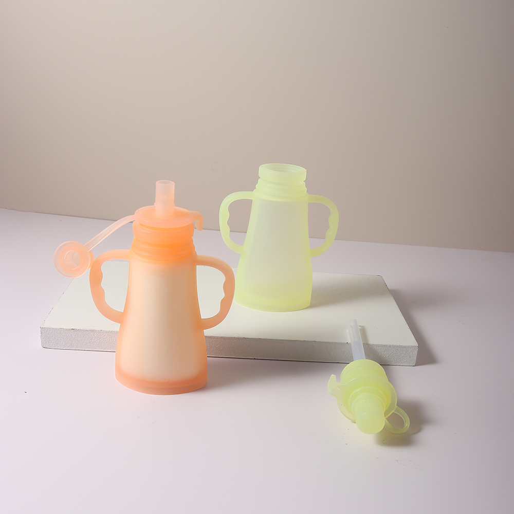 New Reusable Silicone Breast M - đánh giá và giá Baby Food Pouches Reusable