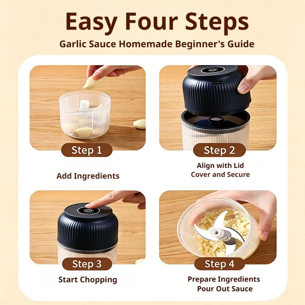 1pc 6-Blade Electric Mini Garl - đánh giá và giá Baby Food Chopper