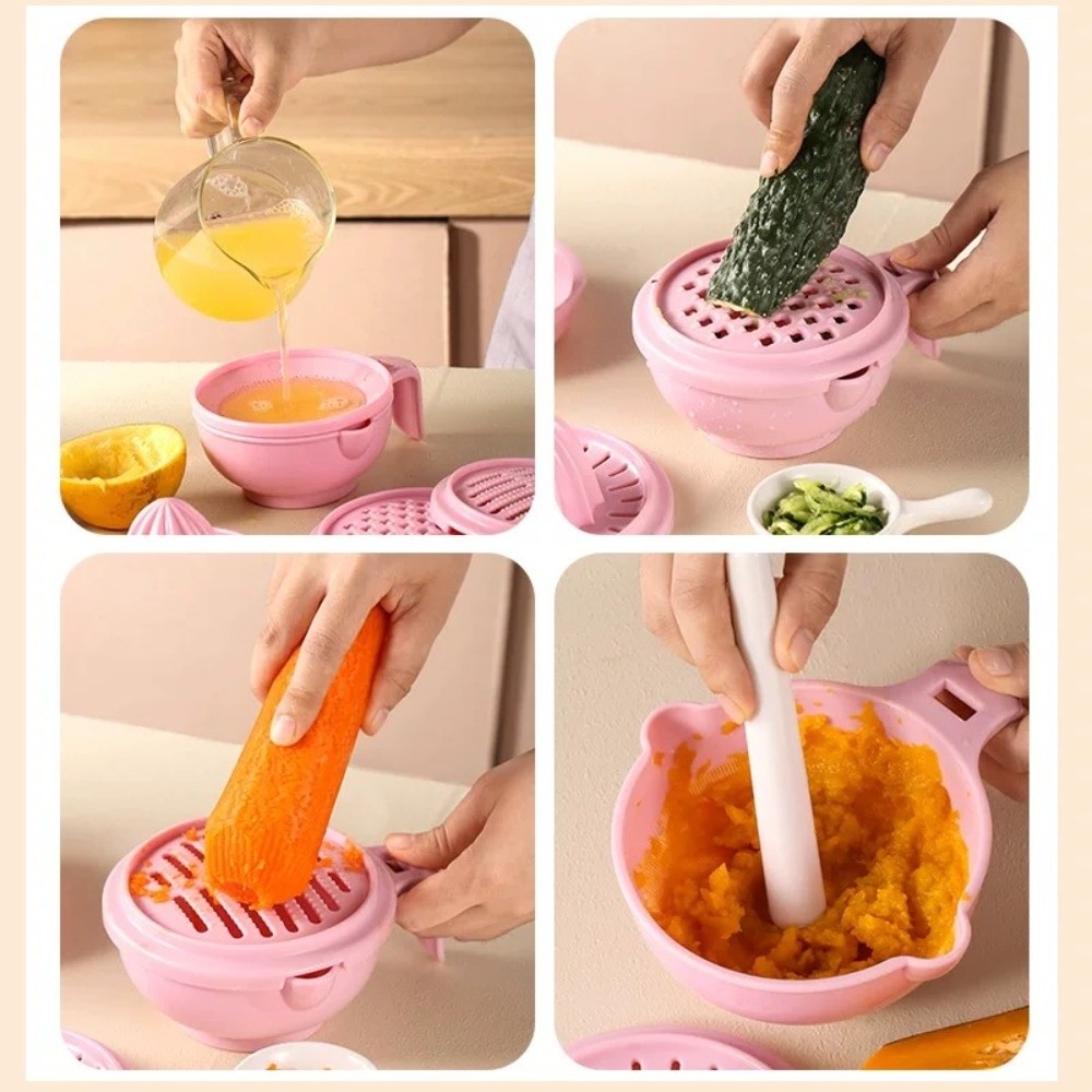 Solid color Baby Food Grinding - đánh giá và giá Baby Food Bowl