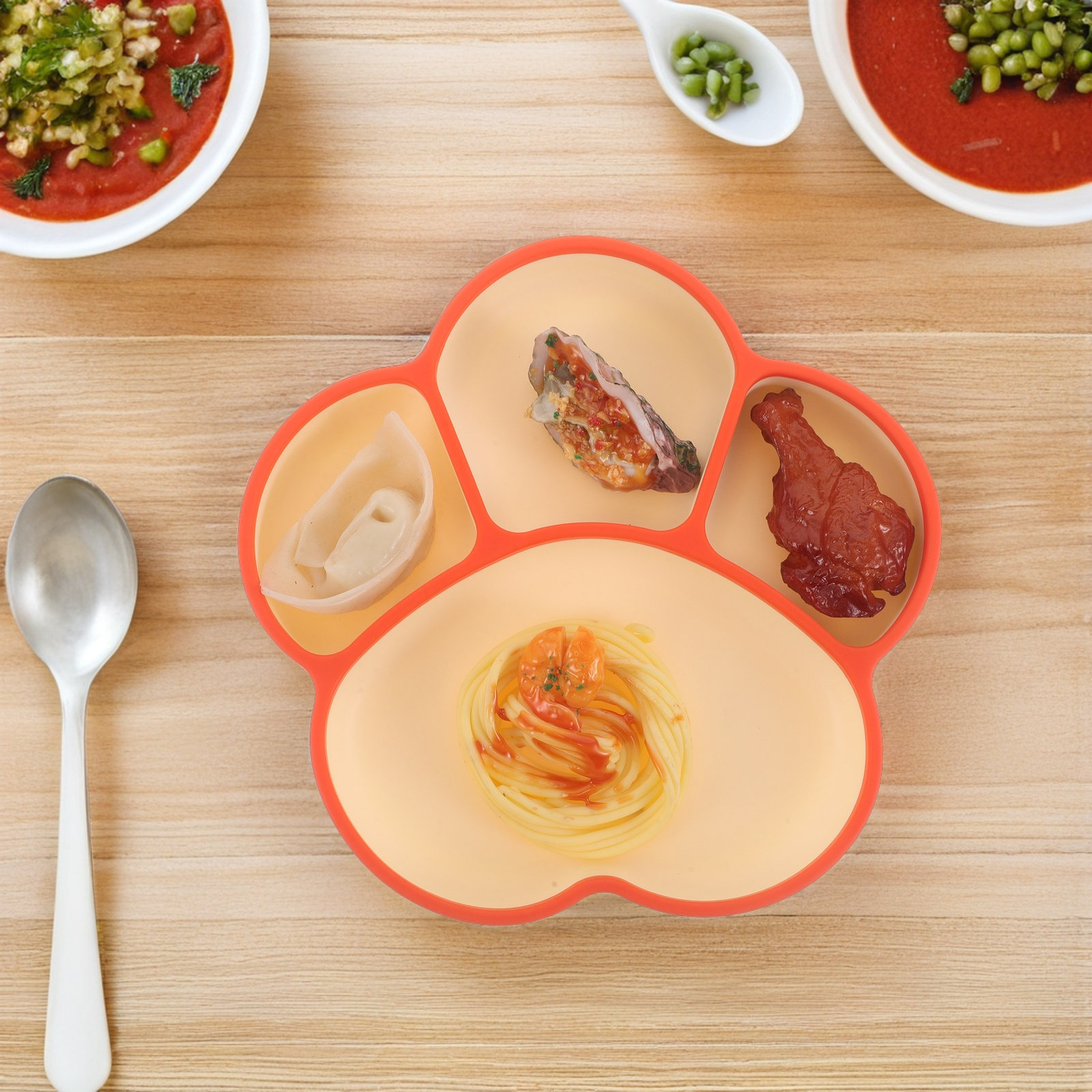 Paw Shaped Silicone Baby Sucti - đánh giá và giá Plate Suction Toddler