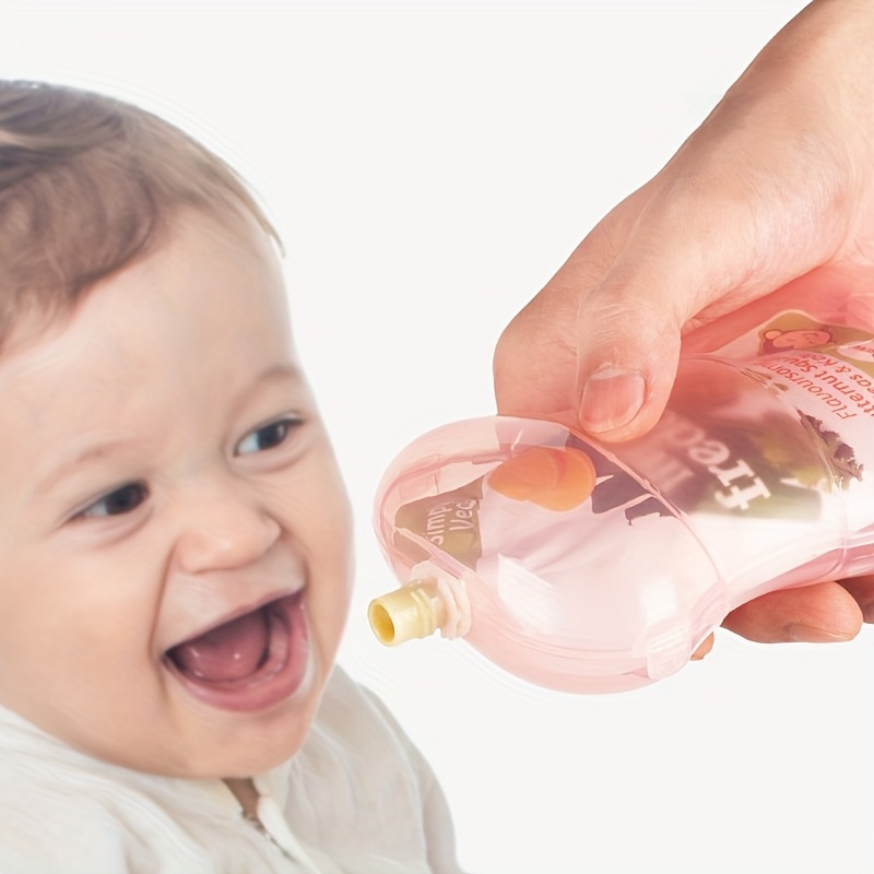 Squeeze-Proof Food Pouch, Port - đánh giá và giá Baby Food Pouches Reusable