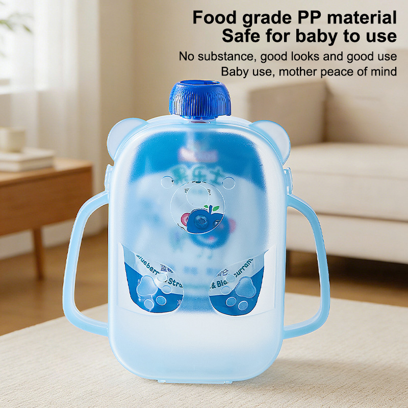 Food Pouch Holder Mess-Free Ba - đánh giá và giá Baby Food Pouches Reusable
