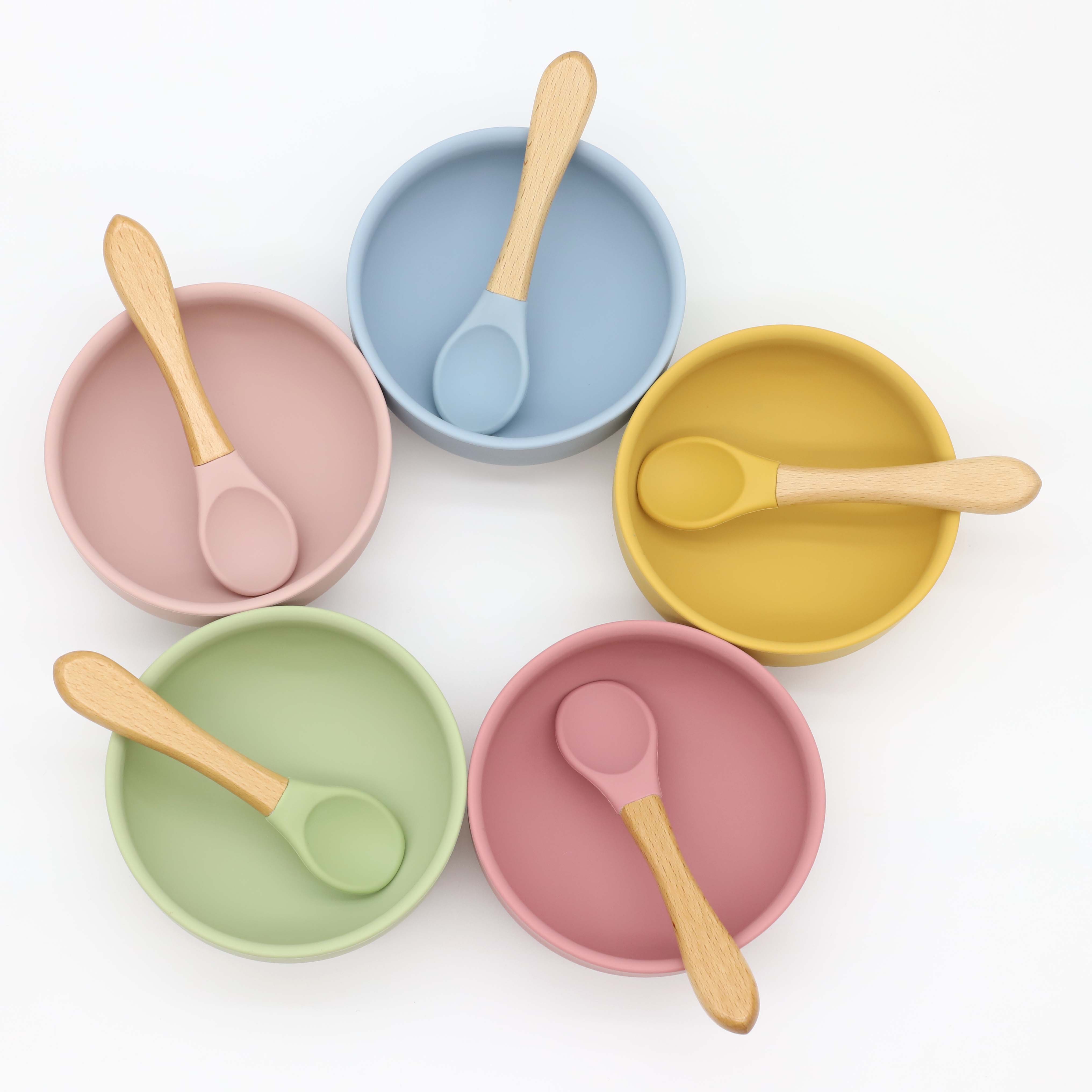 Silicone bowl with suction cup - đánh giá và giá Baby Food Bites