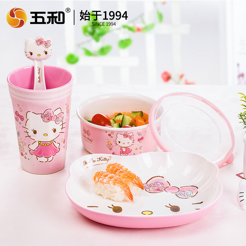 For Hello Kitty Tableware Baby - đánh giá và giá Baby Food Under 1 Year