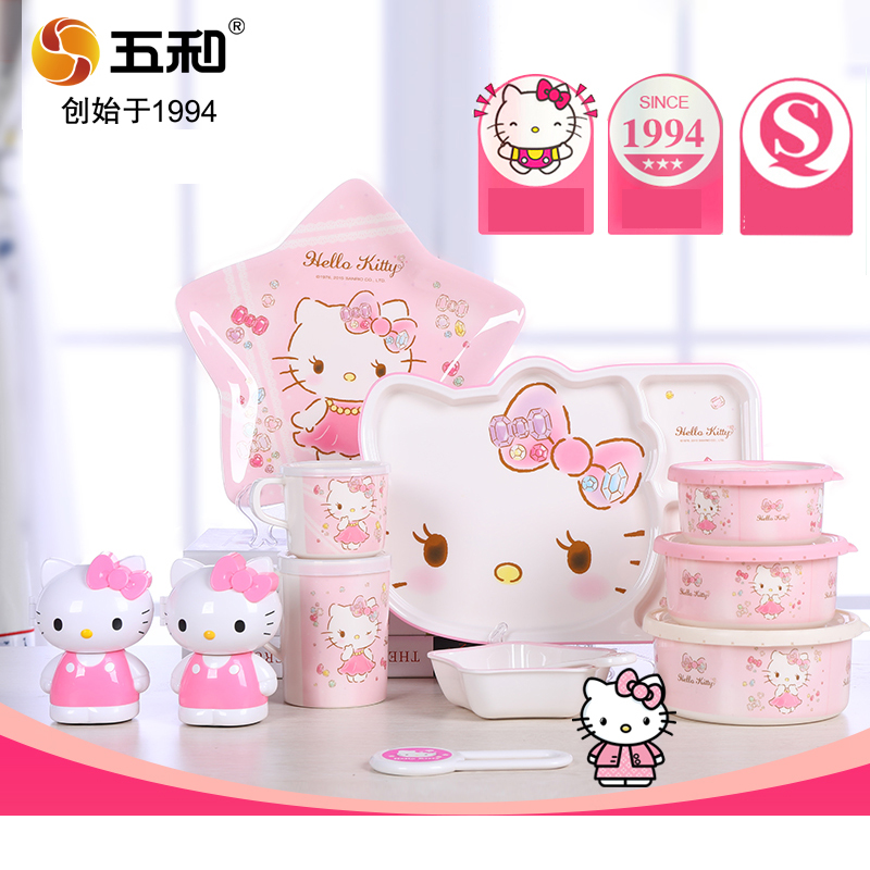 For Hello Kitty Tableware Baby - đánh giá và giá Baby Food Under 1 Year