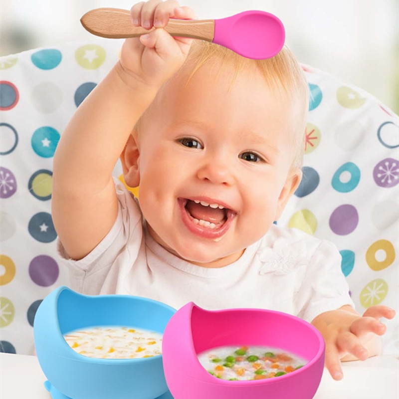 2Pcs/Set Baby Silicone Spoon F - đánh giá và giá Baby Food Utensils