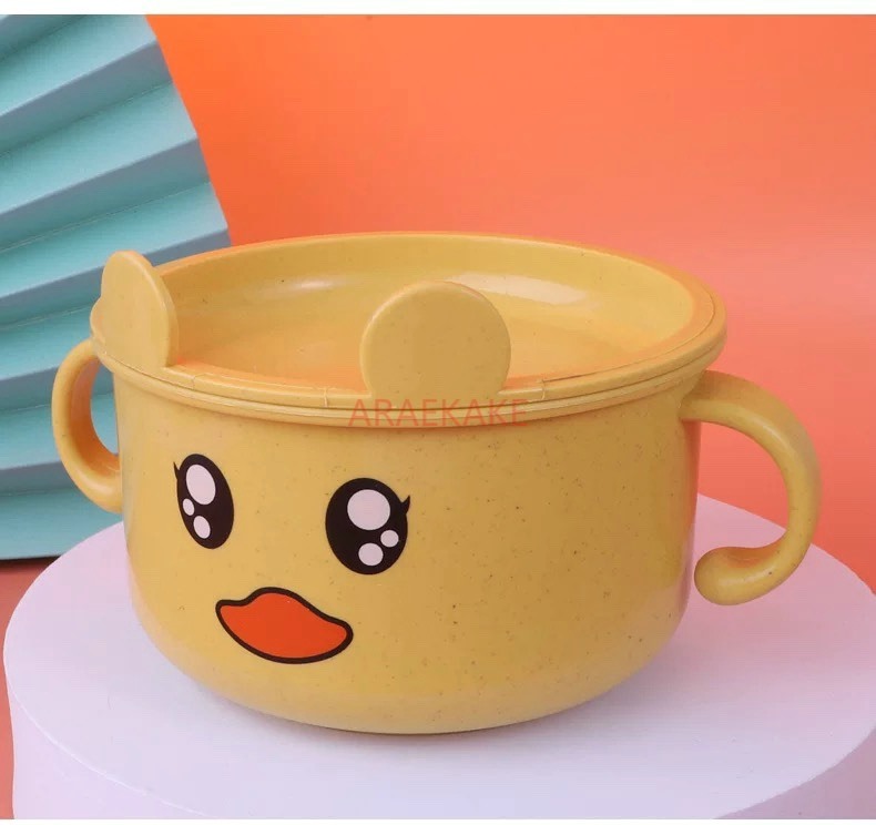 Children's Gift Wheat Straw Ca - đánh giá và giá Baby Food Bowl