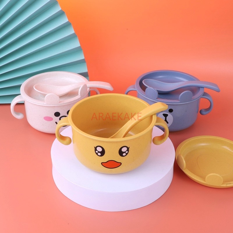 Children's Gift Wheat Straw Ca - đánh giá và giá Baby Food Bowl