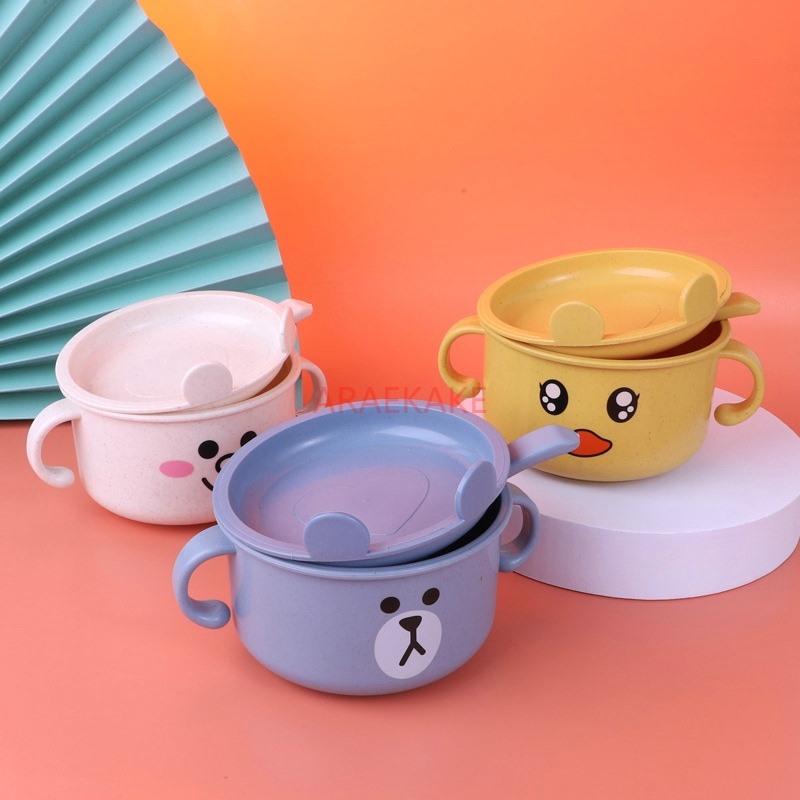 Children's Gift Wheat Straw Ca - đánh giá và giá Baby Food Bowl