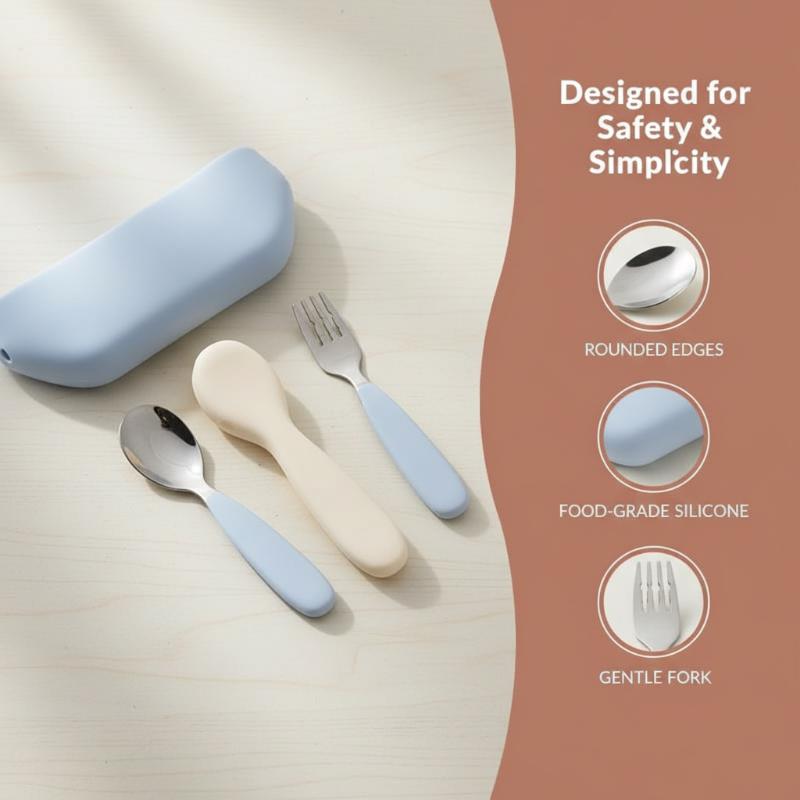 Stainless Steel Toddler Spoon  - đánh giá và giá Self Feed Spoon