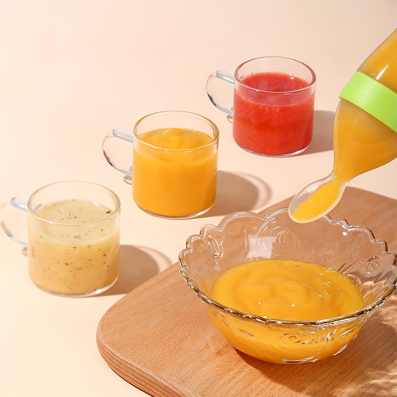 9pcs Feeding Cutlery:1 Silicon - đánh giá và giá Baby Food Utensils