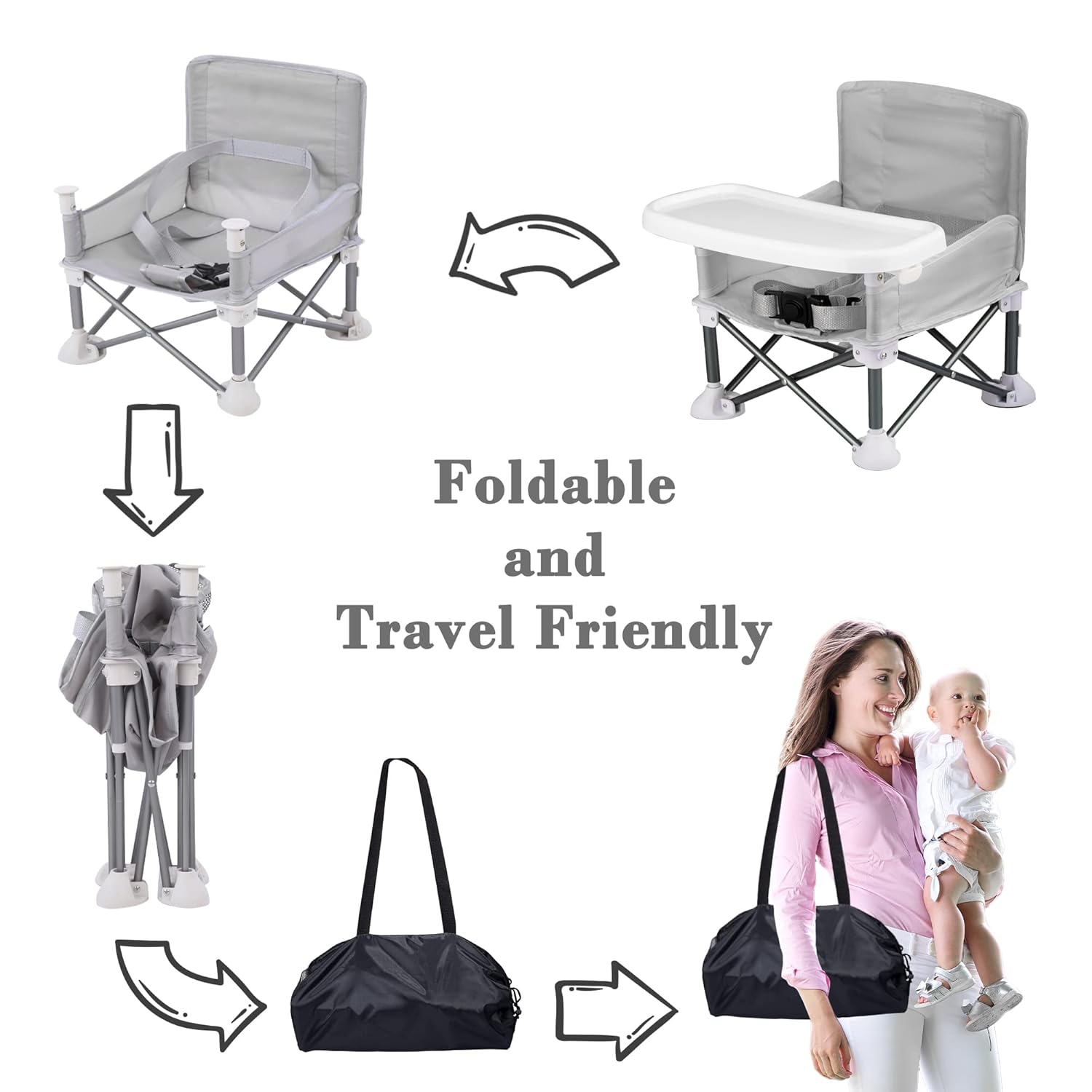 Folding Chair Baby Camping Cha - đánh giá và giá Baby Food Eating Chair