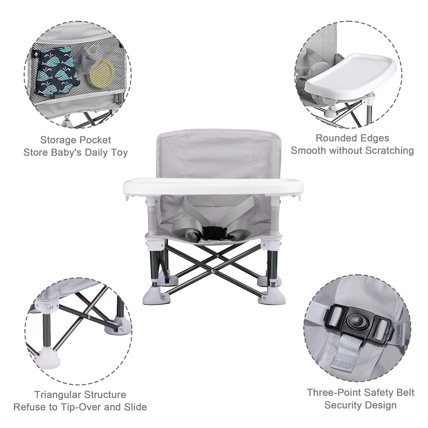 Folding Chair Baby Camping Cha - đánh giá và giá Baby Food Eating Chair