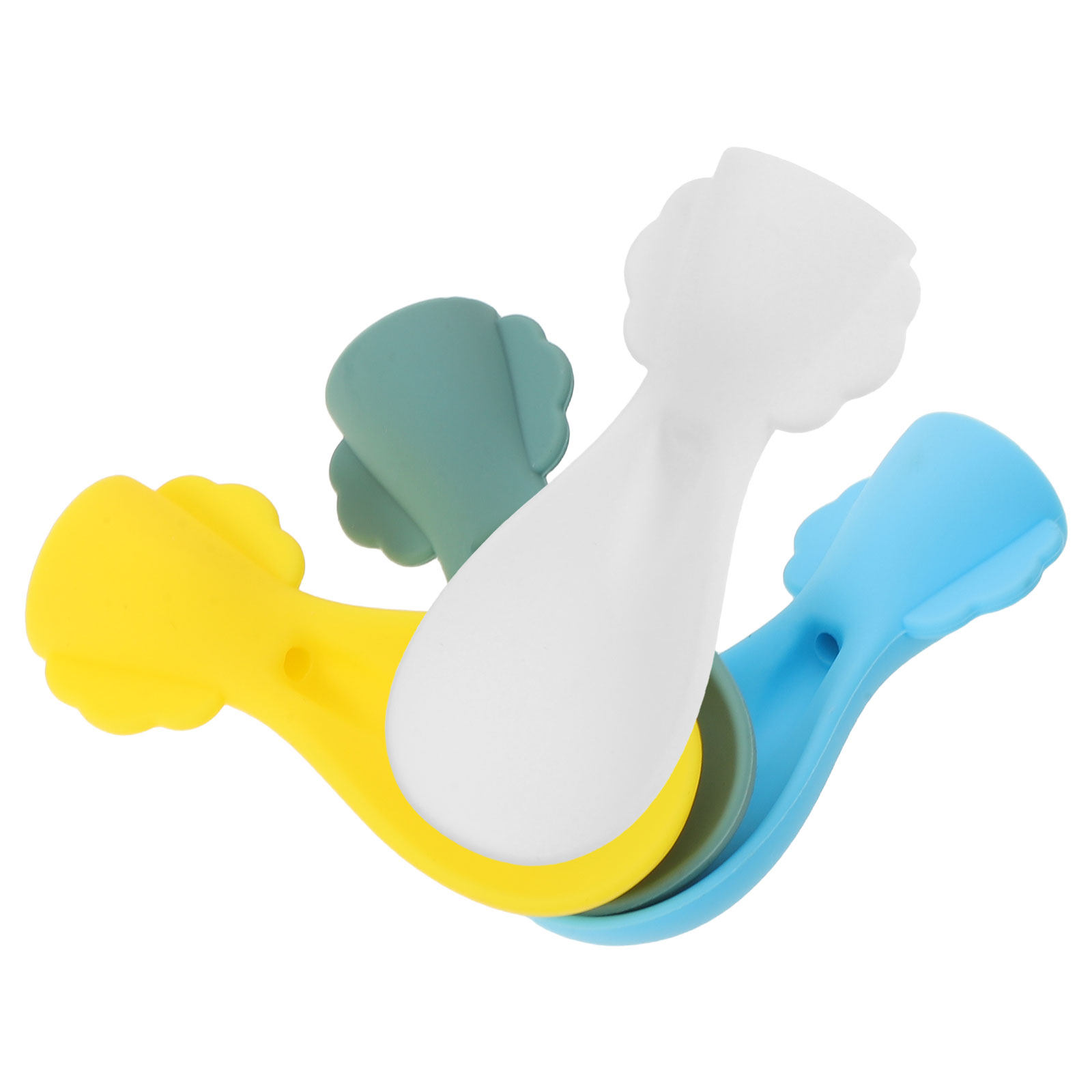 4Pcs Baby Silicone Feeding Spo - đánh giá và giá Baby Food Pouches Reusable
