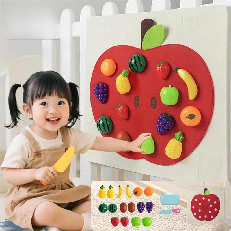Baby Felt Board Play Food Toys - đánh giá và giá Baby Food Under 1 Year