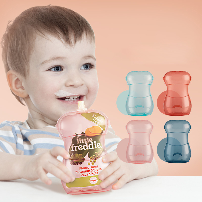 Baby anti-squeeze fruit puree  - đánh giá và giá Baby Food Pouches Reusable