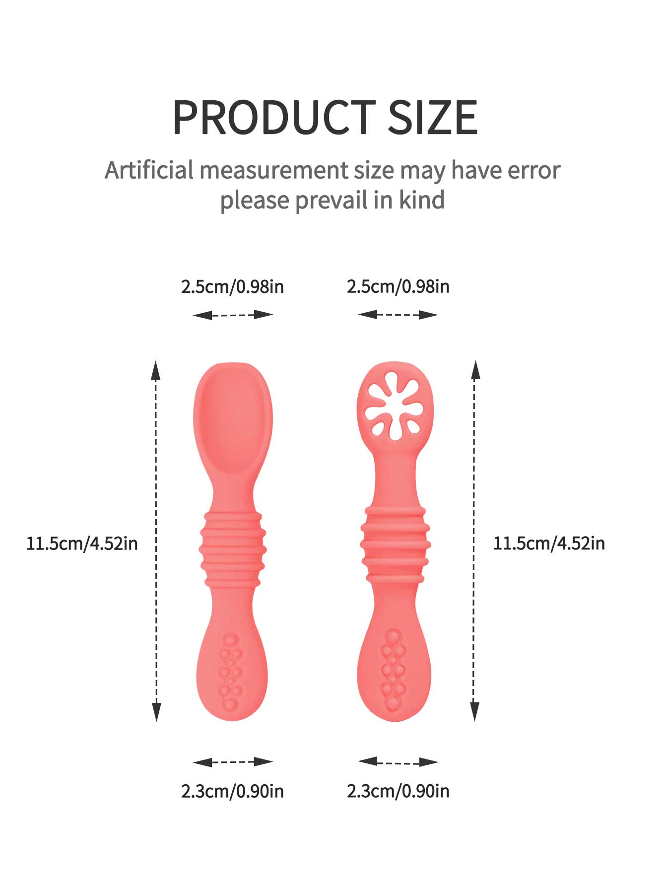 2Pcs Baby Silicone Sticky Spoo - đánh giá và giá Self Feed Spoon