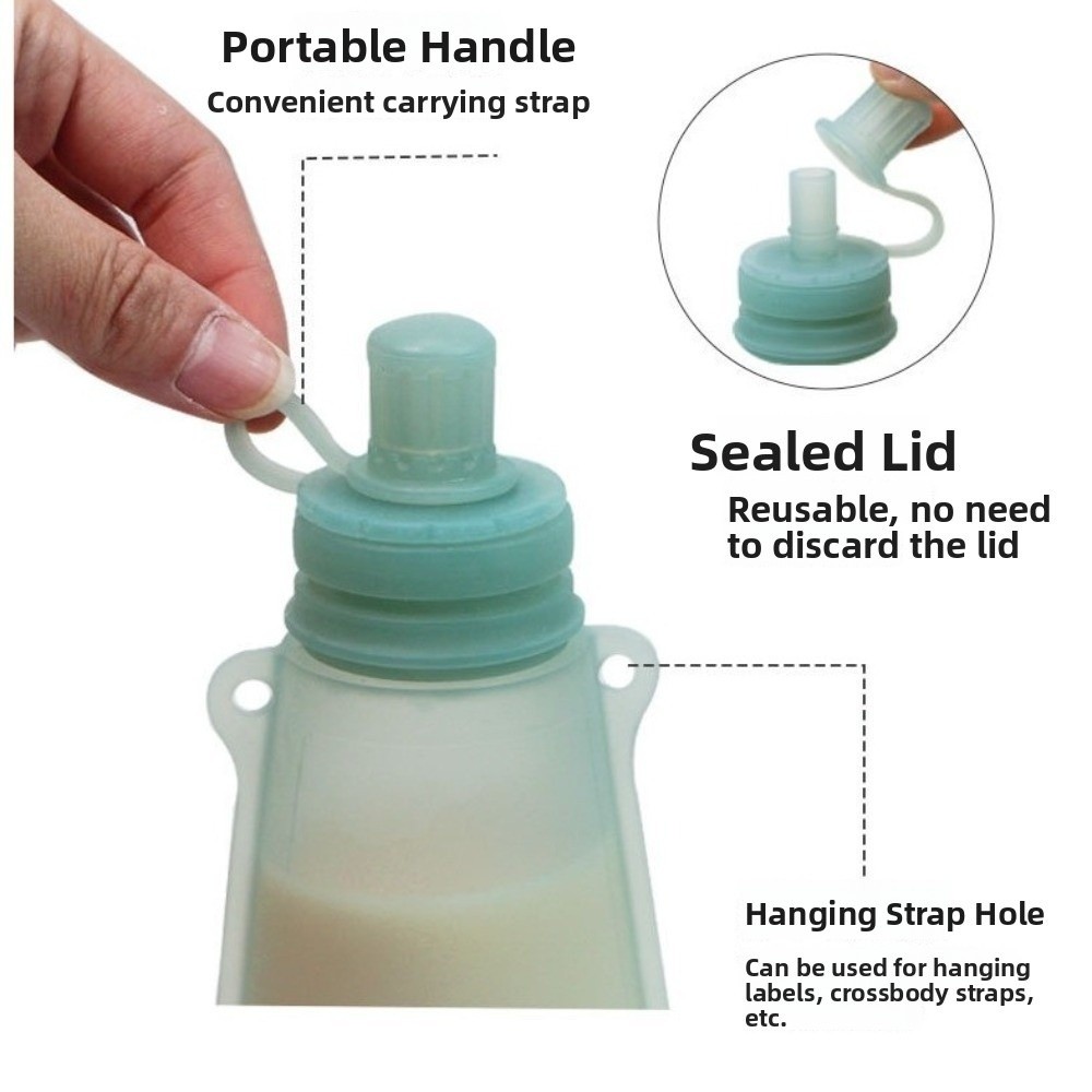 BPA Free Silicone Baby Food Po - đánh giá và giá Baby Food Pouches Reusable