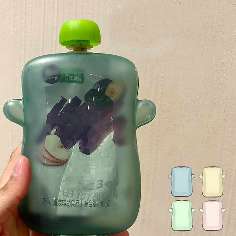 Self-Feeding Baby Food Pouch H - đánh giá và giá Baby Food Pouches Reusable