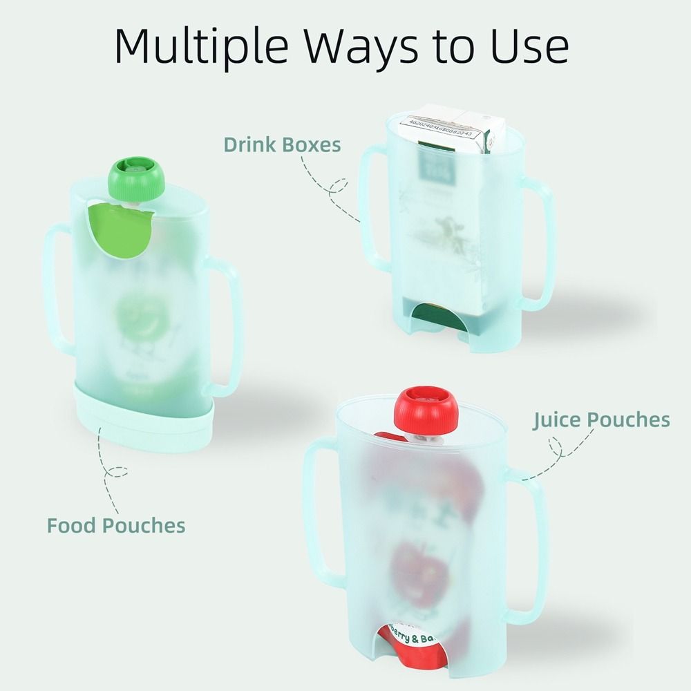 Plastic Squeeze Pouch Holder S - đánh giá và giá Baby Food Pouches Reusable