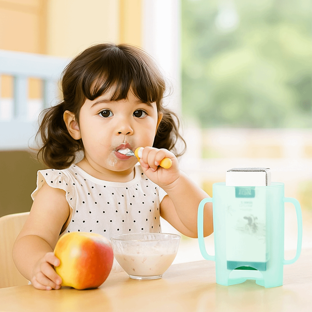 Plastic Squeeze Pouch Holder S - đánh giá và giá Baby Food Pouches Reusable